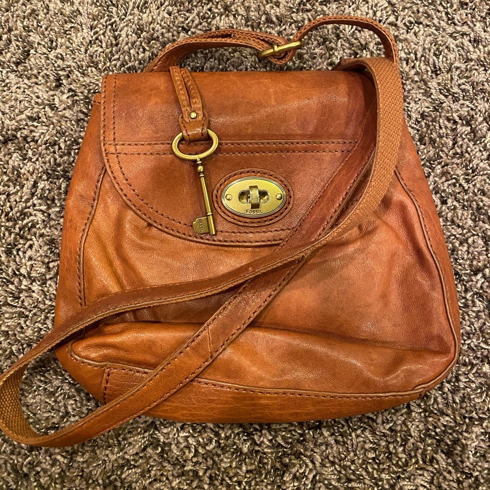 Fossil Leather Crossbody Purse